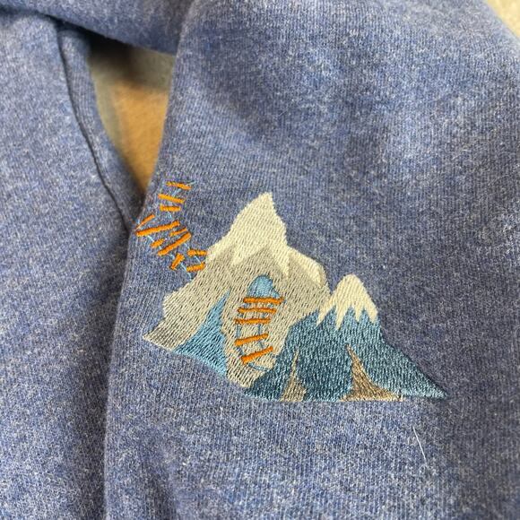 Walt Disney World Embroidered Icons Sweatshirt S Small Blue - Picture 5 of 11